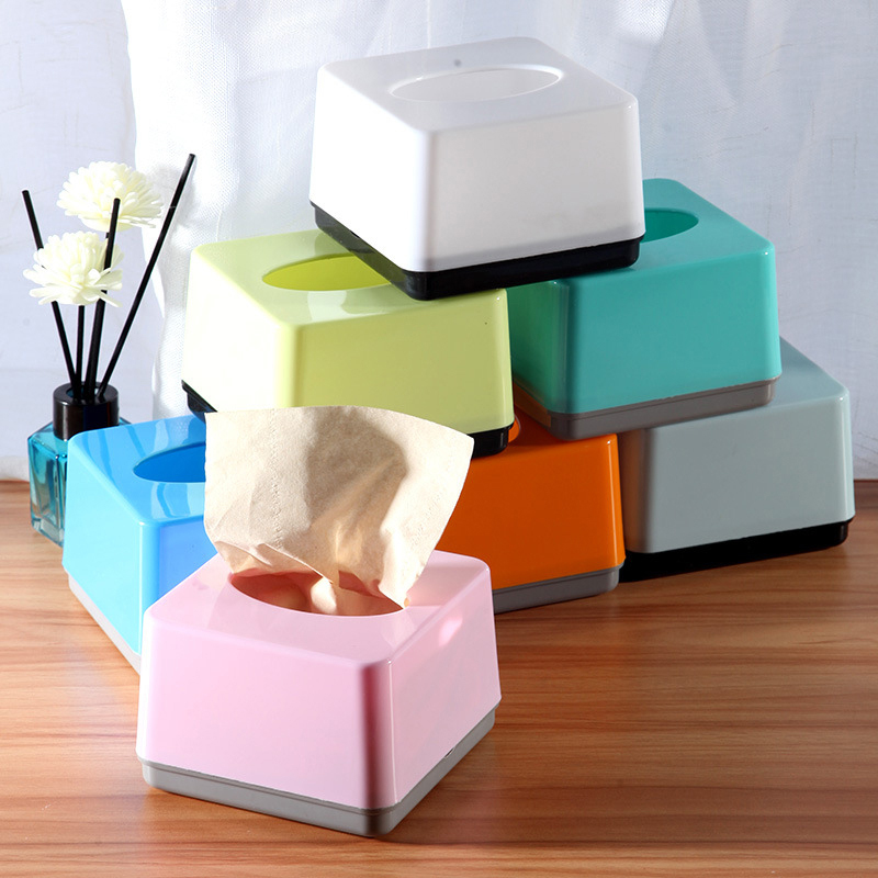 Commercial Printing & Graphics - Boîte à mouchoirs carrée en plastique