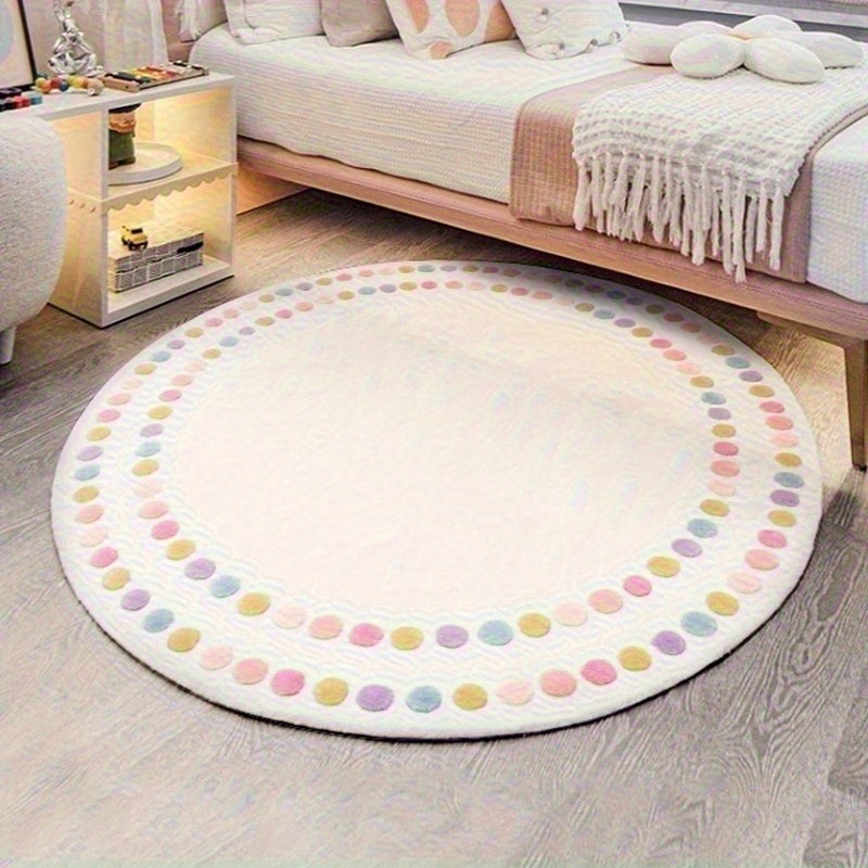 Commercial Printing & Graphics - Tapis rond antidérapant imprimé en 2D,