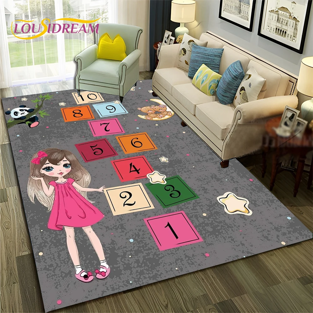 Commercial Digital Printing - Tapis de dessin animé 3D pour