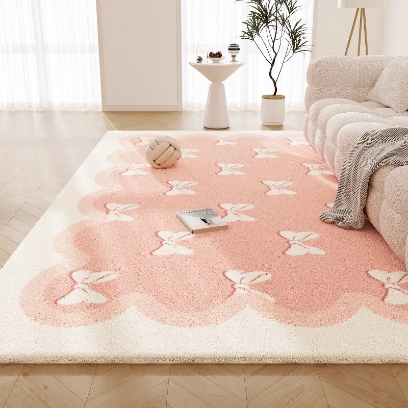 Commercial Printing Online - Tapis de salon rose doux, grand