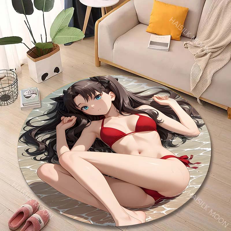 Tapis rond imprimé bikini roug - Printing On Commercial avis et prix