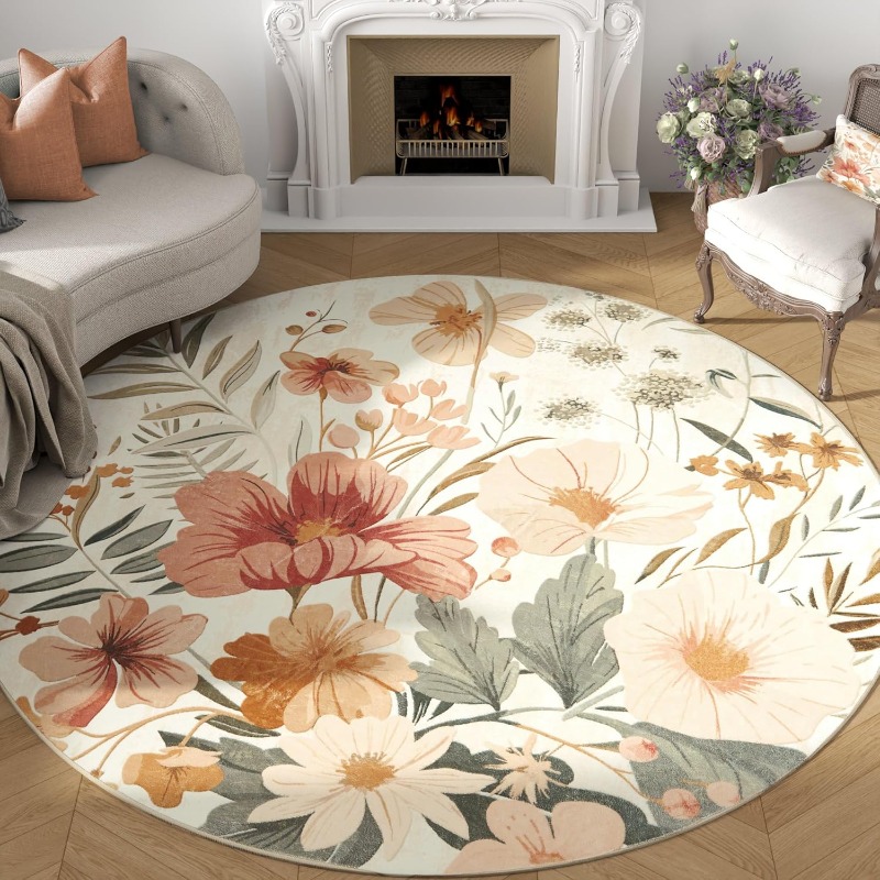 Tapis rond pour salon, style n - Commercial Printing Online avis et prix