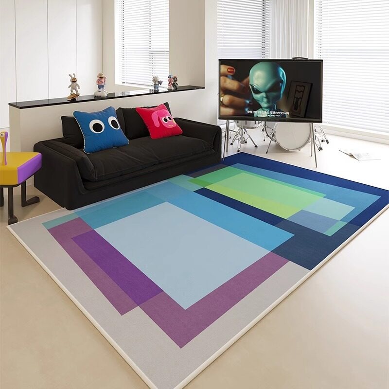 Tapis de salon à imprimé abstr - Commercial Printing Online avis et prix