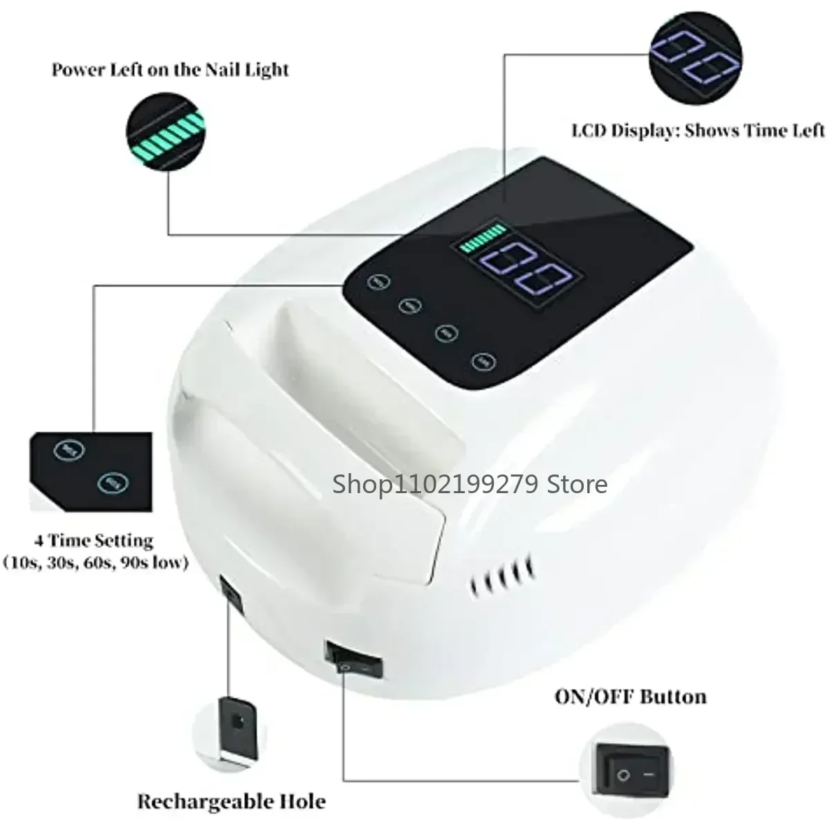 Nouvelle lampe à ongles Rechar - Exposure Unit Uv avis et prix